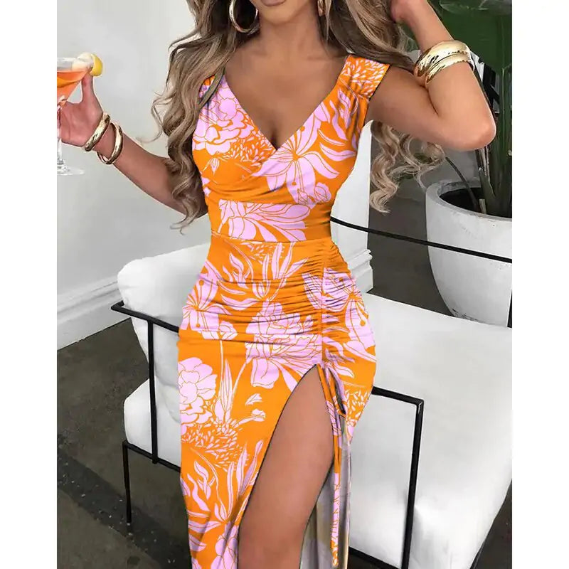 Flower Print Dress