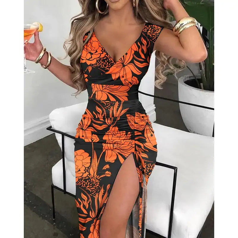 Flower Print Dress